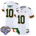 Women's Miami Hurricanes 2025 Cotton Bowl & Florida Patch Vapor Limited Jersey - All Stitched