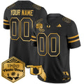 Miami Hurricanes 2026 The Fiesta Bowl & Florida Patch Gold Vapor Limited Custom Jersey - All Stitched
