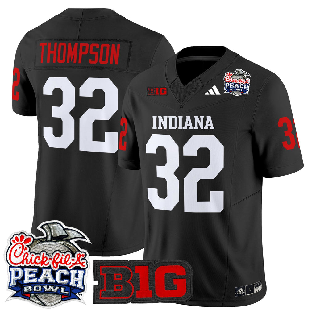 Men's Indiana Hoosiers 2026 Peach Bowl Vapor Limited Jersey V2 - All Stitched