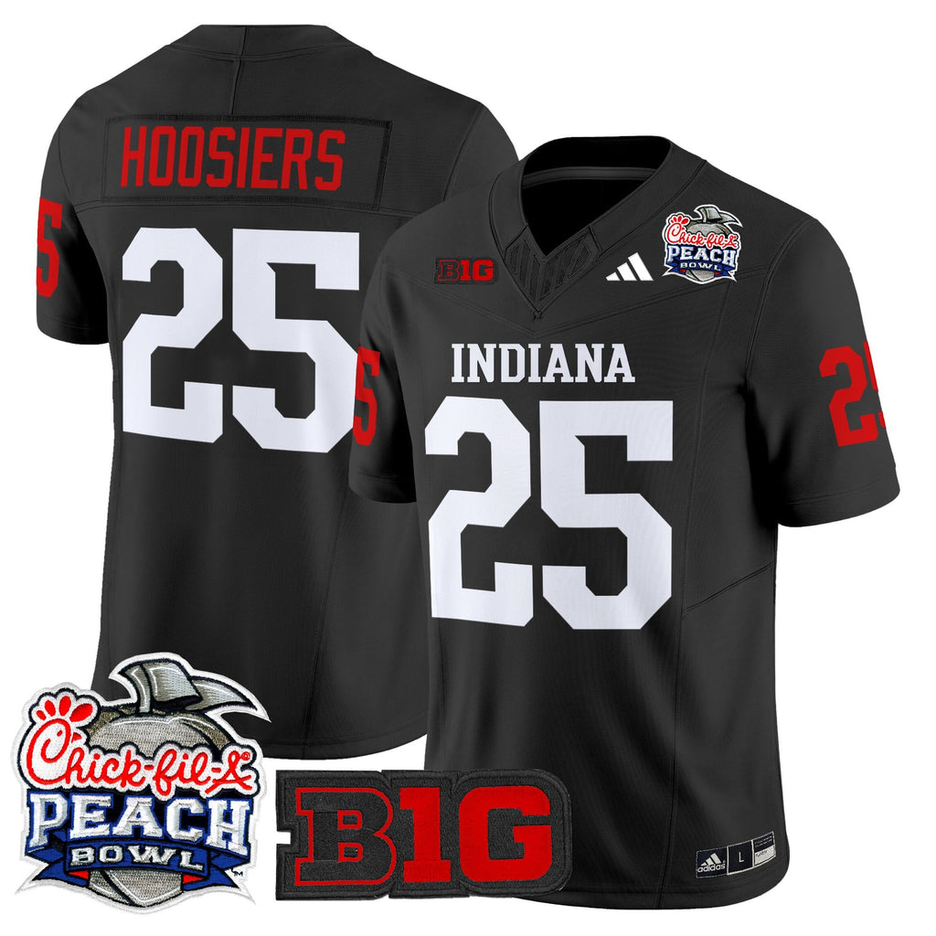 Men's Indiana Hoosiers 2026 Peach Bowl Vapor Limited Jersey V2 - All Stitched
