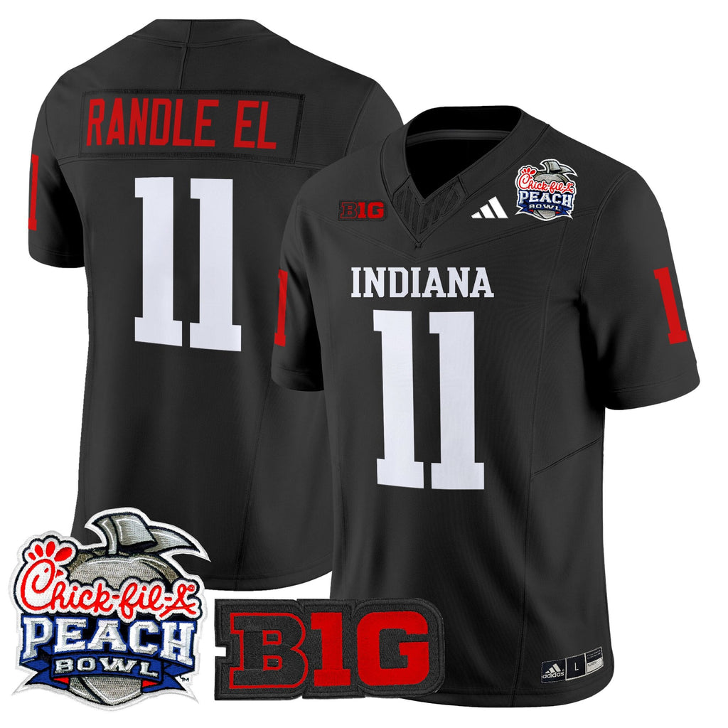Men's Indiana Hoosiers 2026 Peach Bowl Vapor Limited Jersey V2 - All Stitched