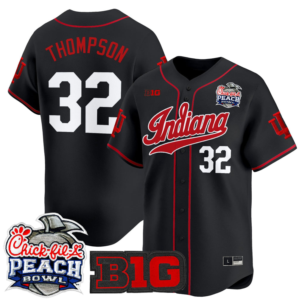 Men's Indiana Hoosiers 2026 Peach Bowl Vapor Baseball Jersey - All Stitched