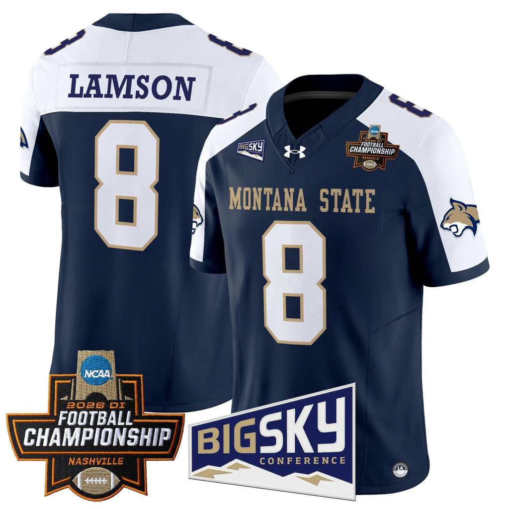 Men's Montana State Bobcats 2026 Football Championship Vapor Limited Jersey - All Stitched