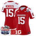 Women's Indiana Hoosiers 2026 Peach Bowl Vapor Limited Jersey V2 - All Stitched