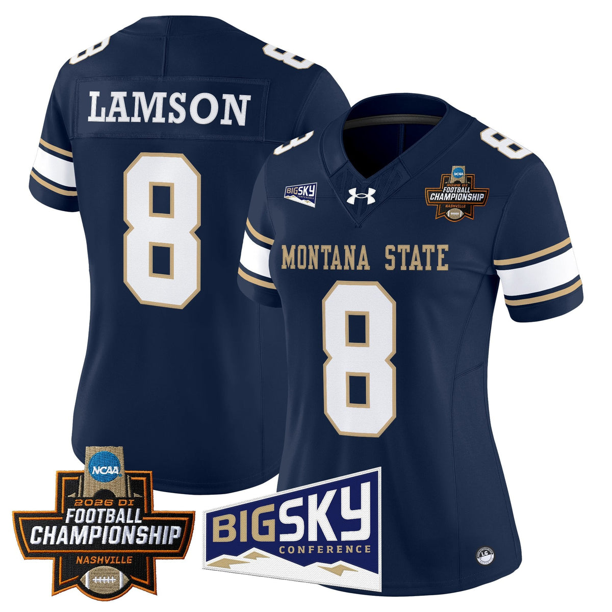 Women's Montana State Bobcats 2026 Football Championship Vapor Limited Jersey - All Stitched