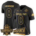 Men's Montana State Bobcats 2026 Football Championship Gold Vapor Limited Jersey - All Stitched