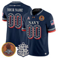 Navy Midshipmen 1776-2026 America Vapor Limited Custom Jersey - Stitched