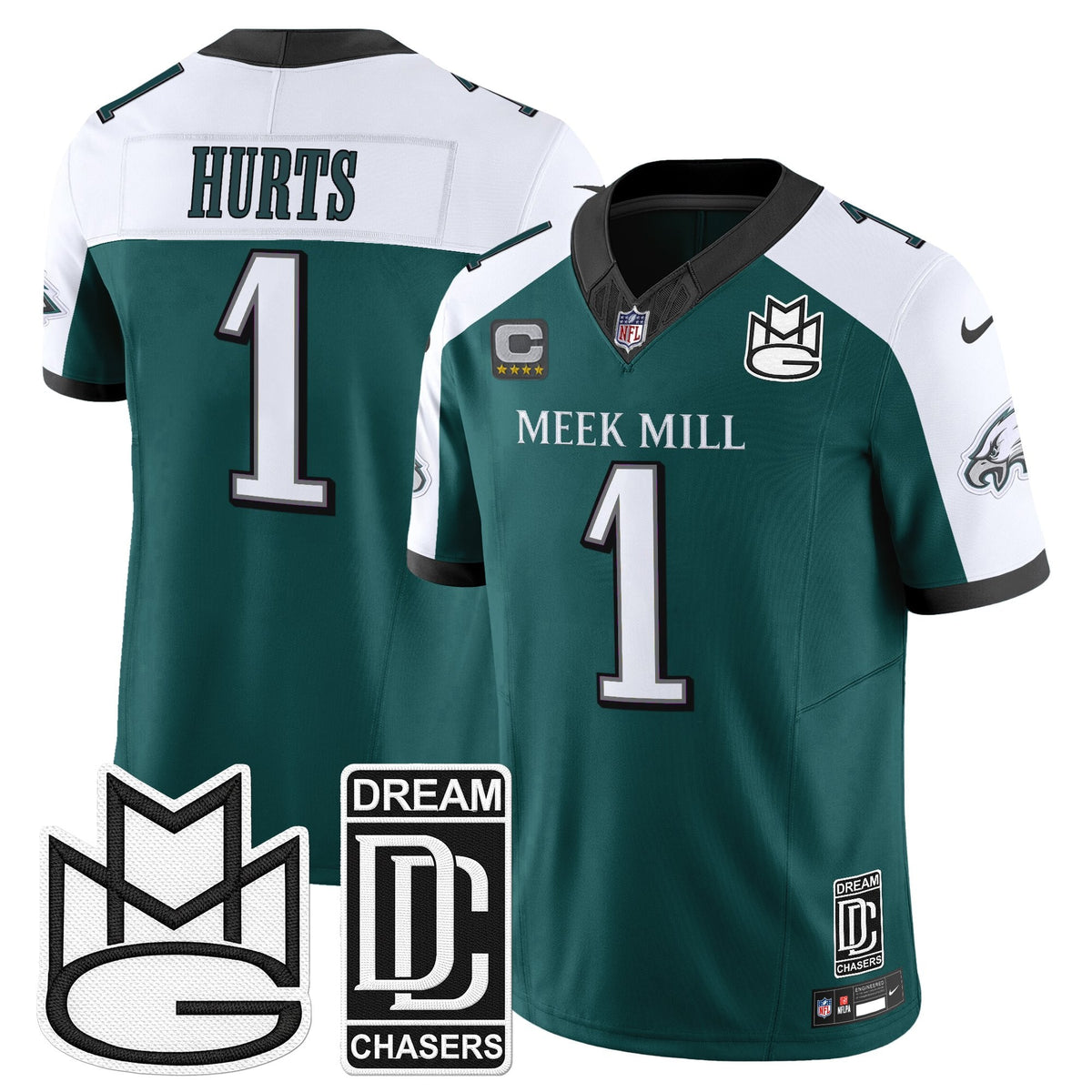 Men's Philadelphia Eagles x Meek Mill Vapor Limited Jersey - All Stitched
