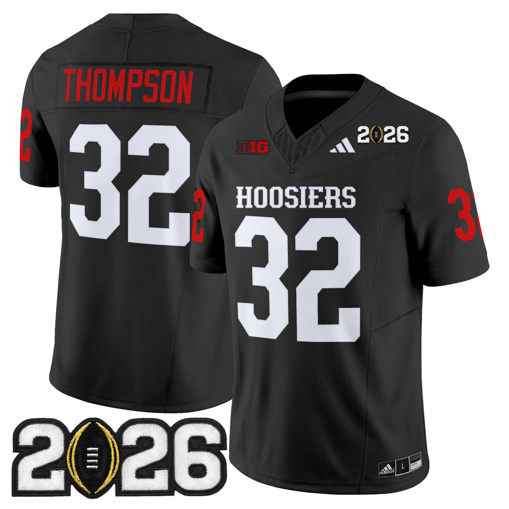 Men's Indiana Hoosiers 2026 CFP Final Patch Vapor Limited Jersey - All Stitched