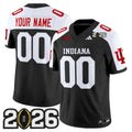 Indiana Hoosiers 2026 CFP Final Patch Vapor Limited Custom Jersey V2 - All Stitched