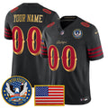 San Francisco 49ers "United States 250th Anniversary Patch" Vapor Limited Custom Jersey - All Stitched