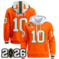 Men's Miami Hurricanes 2026 CFP Final Patch Premium Pullover Hoodie - All Stitched