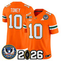 Men's Miami Hurricanes "United States 250th Anniversary & 2026 CFP Final Patch" Vapor Limited Jersey - All Stitched