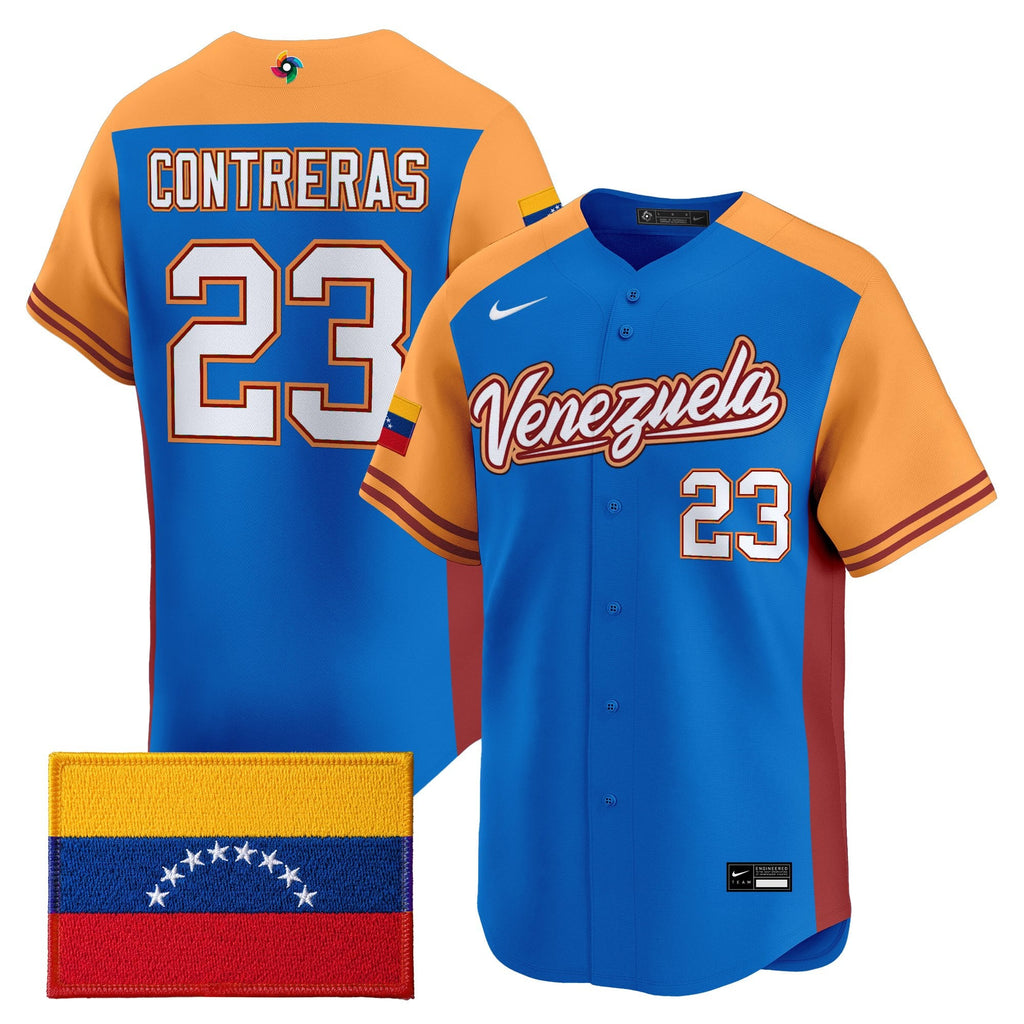 Men's Team Venezuela World Baseball Classic Vapor Premier Jersey - All Stitched