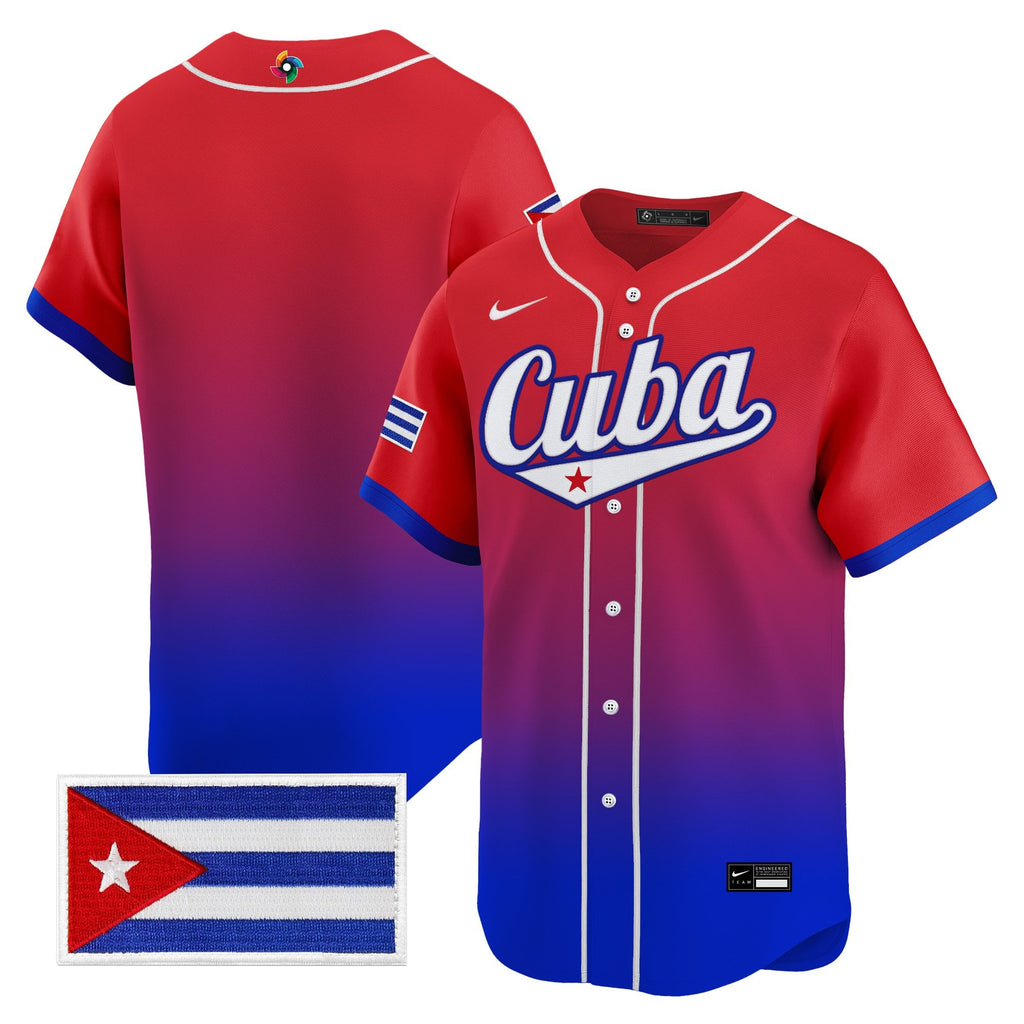 Men's Team Cuba World Baseball Classic Vapor Premier Jersey - All Stitched