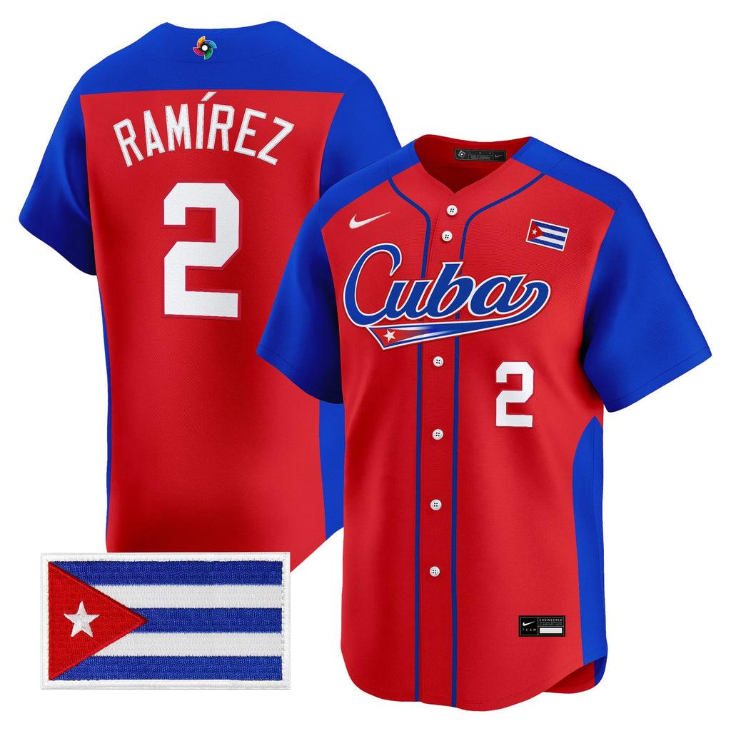 Men's Team Cuba World Baseball Classic Vapor Premier Jersey - All Stitched
