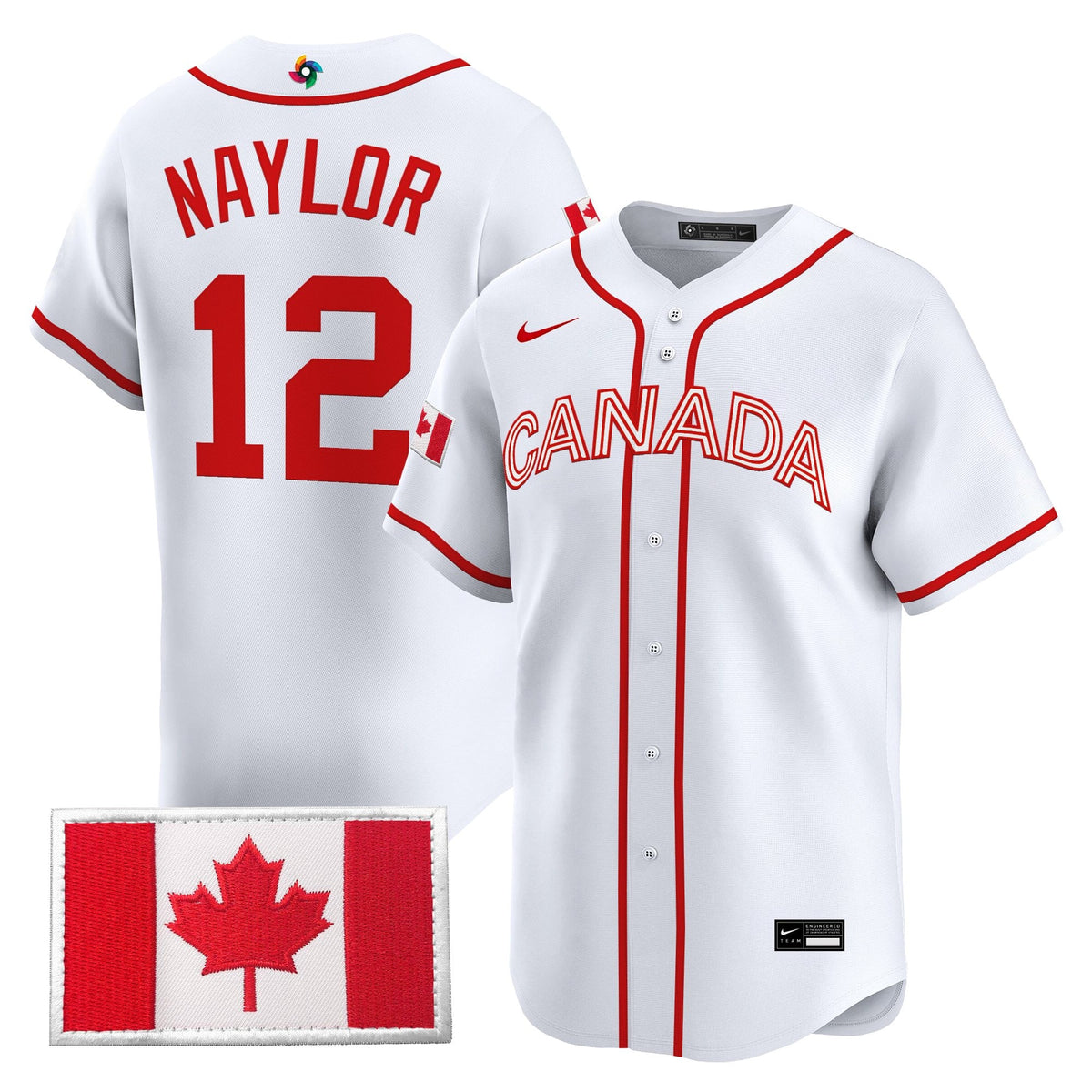 Men’s Team Canada World Baseball Classic Vapor Premier Jersey - All Stitched