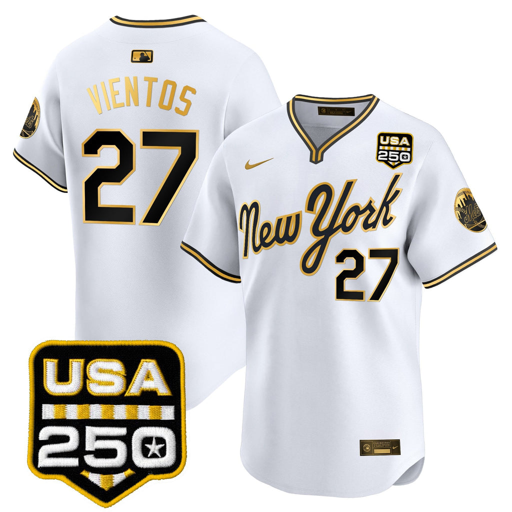 Men's New York Mets Road Alternate & 250America Patch Vapor Limited Jersey - All Stitched