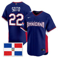 Men's Team Dominican Republic World Baseball Classic Vapor Premier Jersey - All Stitched