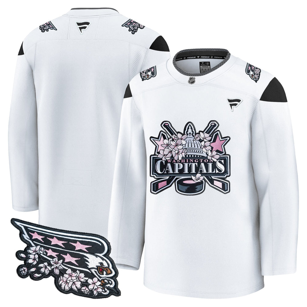 Men's Washington Capitals 2026 Cherry Blossom Premium Jersey - All Stitched