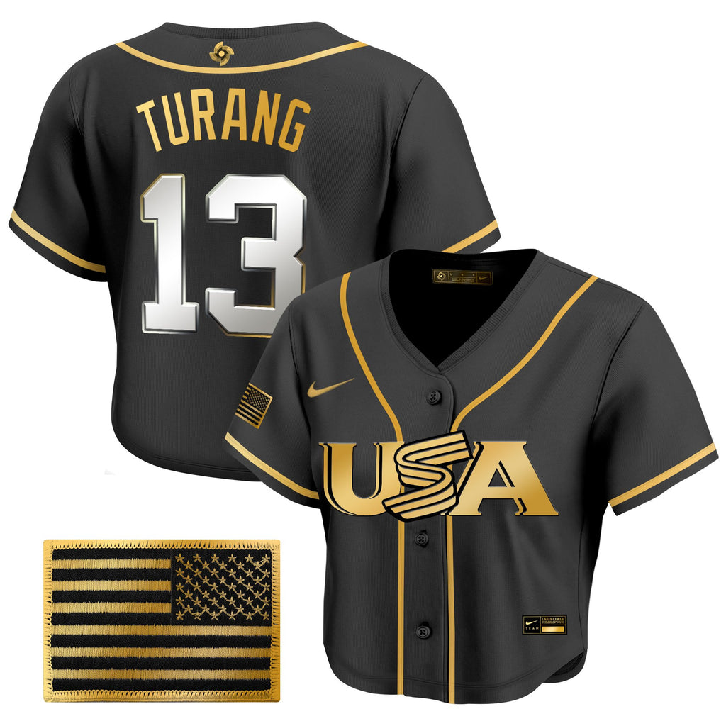 Women's Team USA World Baseball Classic Crop Top Baseball Jersey - All Stitched