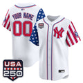 Yankees "America250 Edition" Vapor Premier Limited Custom Jersey - All Stitched