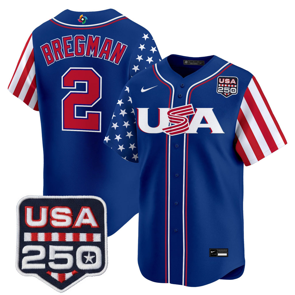 Men's Team USA World Baseball Classic "America250 Edition" Vapor Premier Limited Jersey - All Stitched