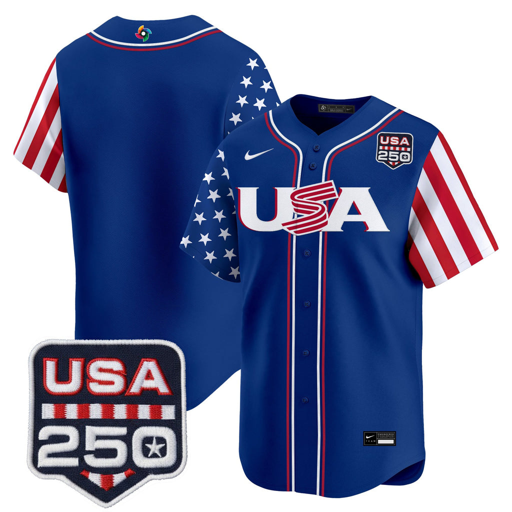 Men's Team USA World Baseball Classic "America250 Edition" Vapor Premier Limited Jersey - All Stitched