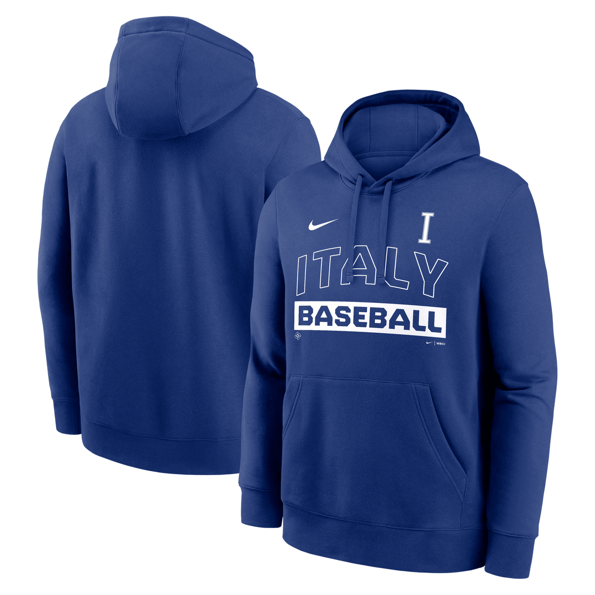 Italy National Baseball Team 2026 World Baseball Classic Pullover Hoodie - Stitched