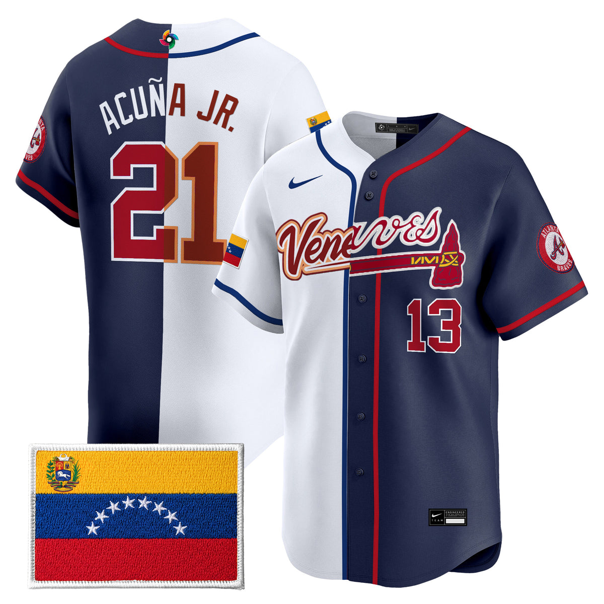 Team Venezuela World Baseball Classic x Pro Club Split Vapor Premier Jersey - All Stitched