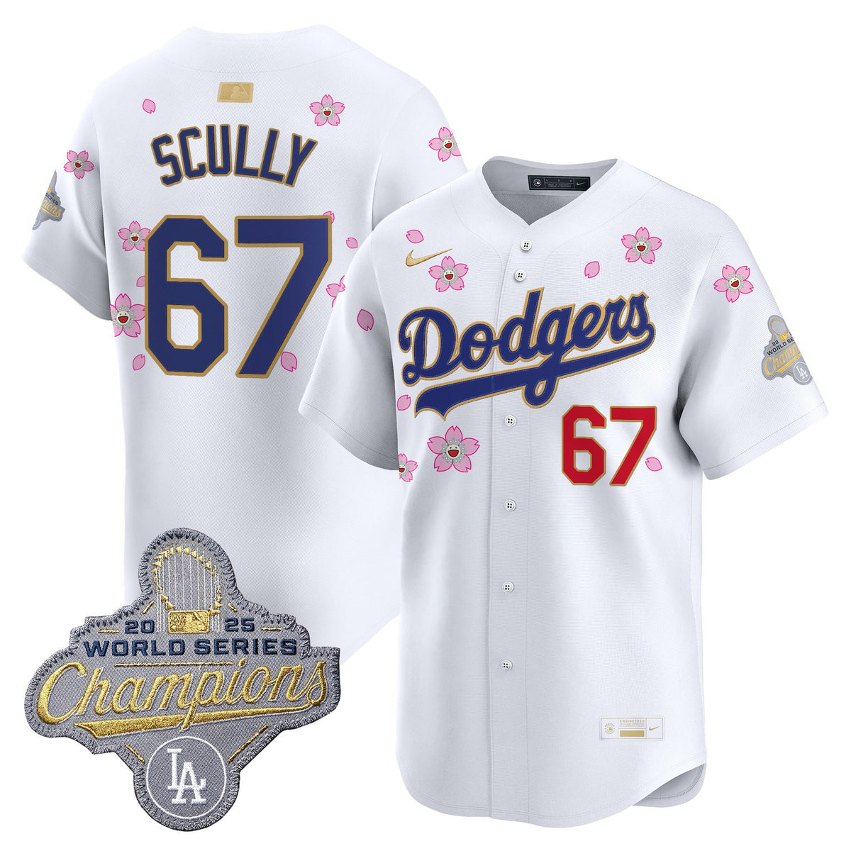 Men's Los Angeles Dodgers "Tokyo Series x Gold Collection" Vapor Premier Limited Jersey - All Stitched