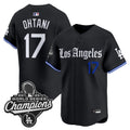 Los Angeles Dodgers "Gothic Edition" Vapor Premier Limited Jersey - All Stitched
