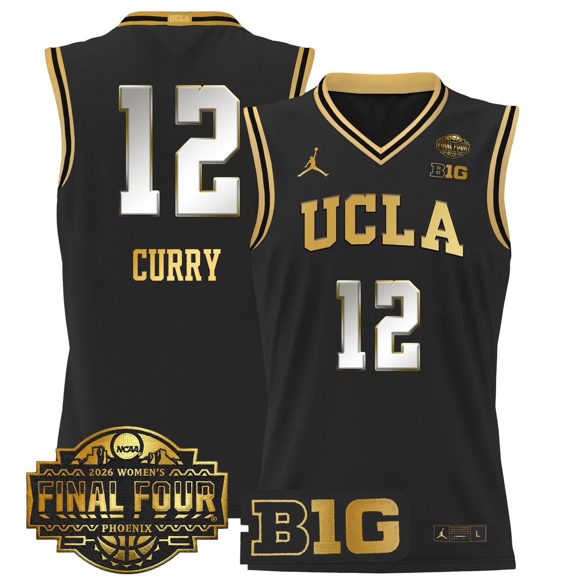 Men's size UCLA Bruins 2026 Women's Tournament Final Four Basketball Jersey - All Stitched