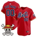 New York Mets x One Piece Vapor Premier Limited Custom Jersey - Stitched