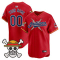 Cleveland Indians x One Piece Vapor Premier Limited Custom Jersey - Stitched