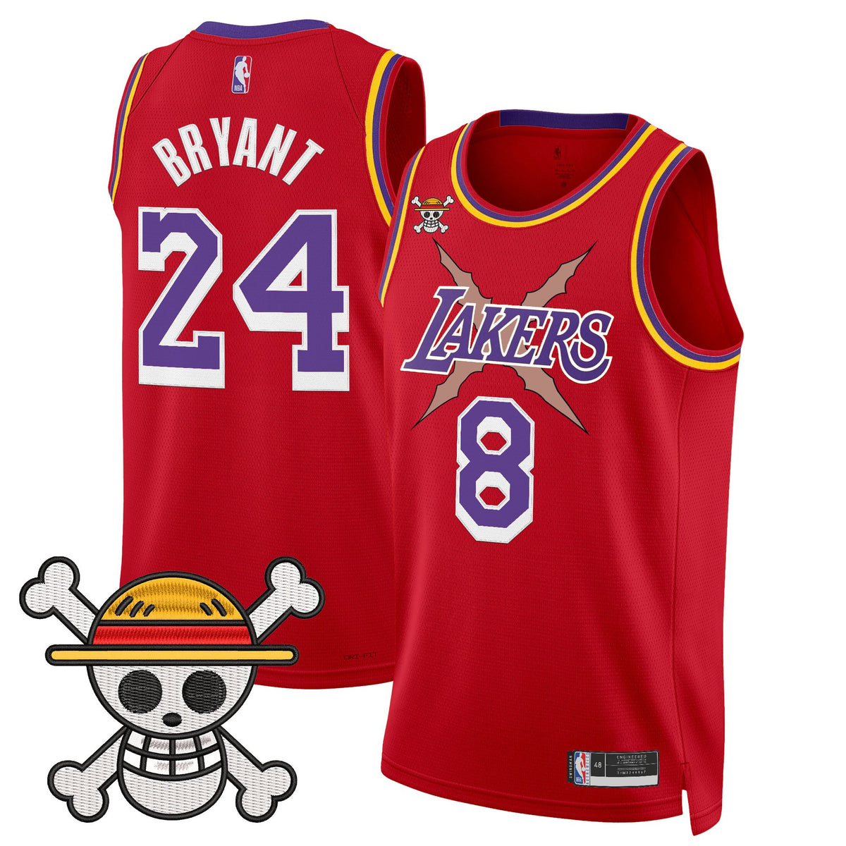 Men's Los Angeles Lakers x One Piece Swingman Jersey - Stitched