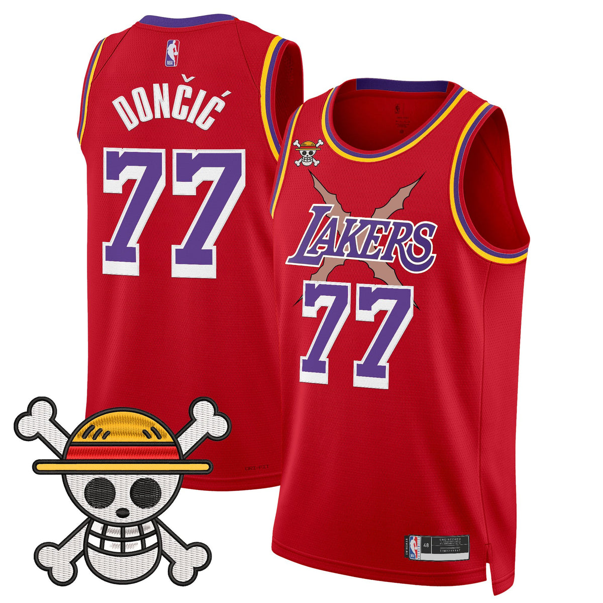 Men's Los Angeles Lakers x One Piece Swingman Jersey - Stitched