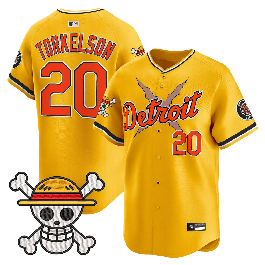 Men's Detroit Tigers x One Piece Vapor Premier Limited Jersey - Stitched