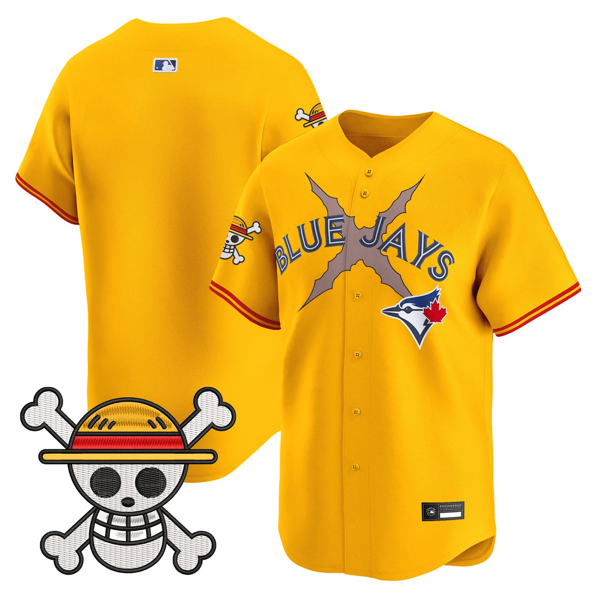 Men's Blue Jays x One Piece Vapor Premier Limited Jersey - Stitched