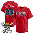 Atlanta Braves x One Piece Vapor Premier Limited Custom Jersey - Stitched