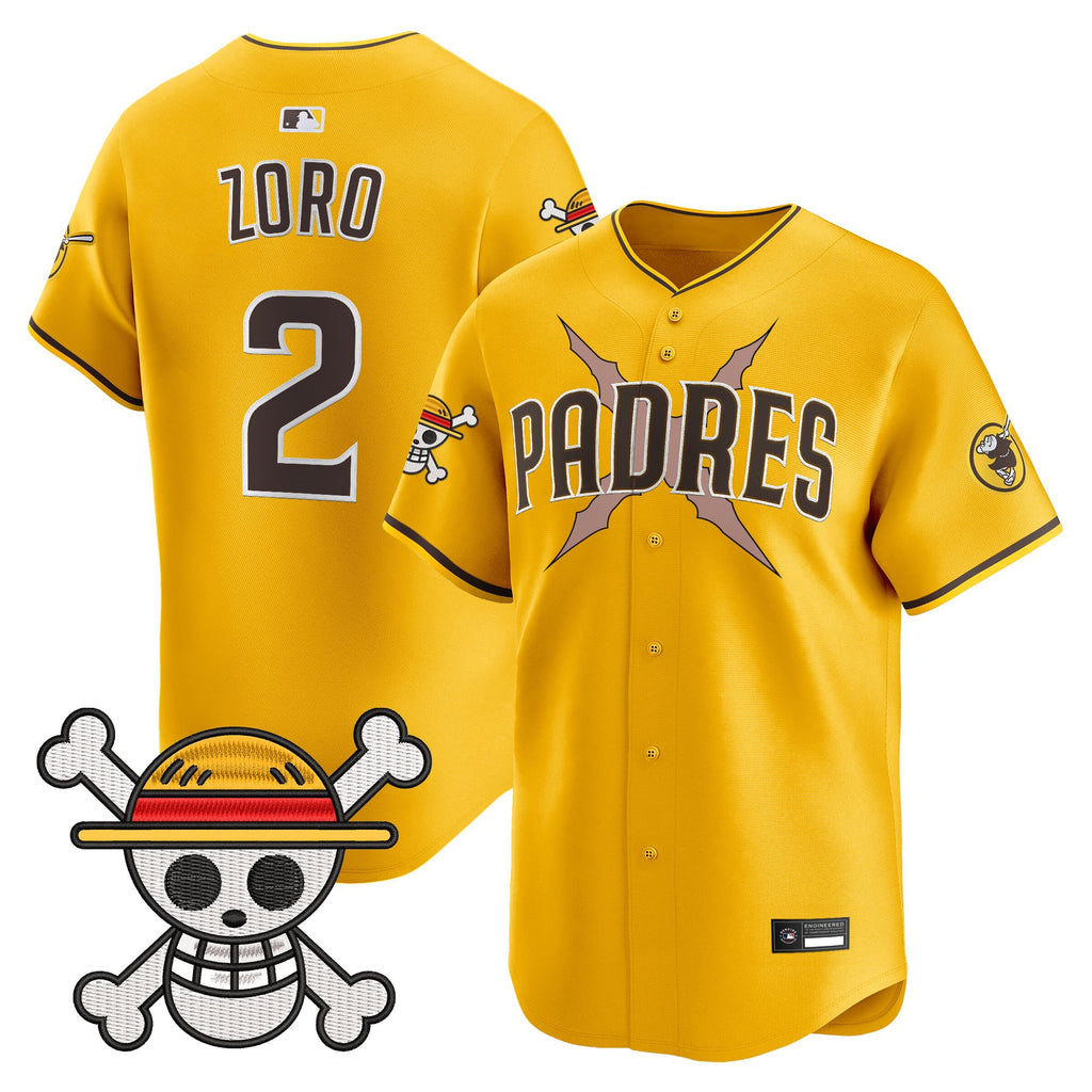 Men's Padres x One Piece Vapor Premier Limited Jersey - Stitched