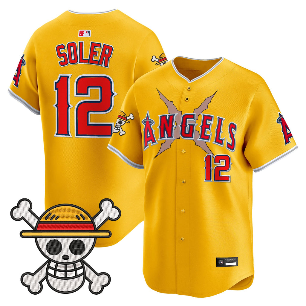 Men's Los Angeles Angels x One Piece Vapor Premier Limited Jersey - Stitched