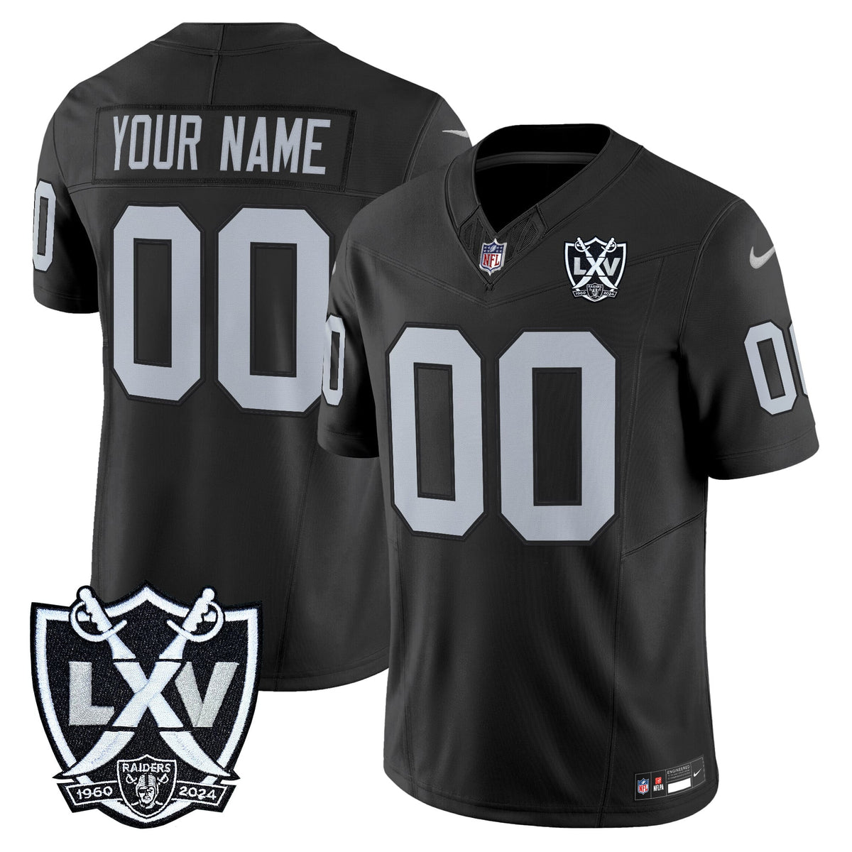 Las Vegas Raiders 2026 Vapor Limited Custom Jersey - All Stitched