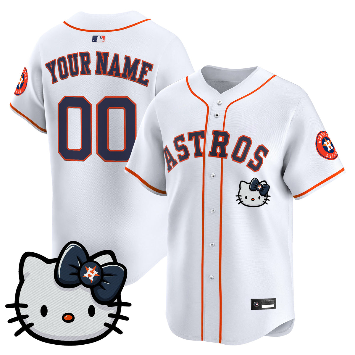 Houston Astros Hello Kitty Vapor Premier Limited Custom Jersey – All Stitched