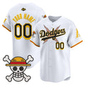 Los Angeles Dodgers x One Piece x Mamba Vapor Premier Limited Custom Jersey - Stitched