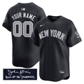Yankees John Sterling "The Voice of the Yankees" Tribute Patch Vapor Premier Limited Custom Jersey - All Stitched