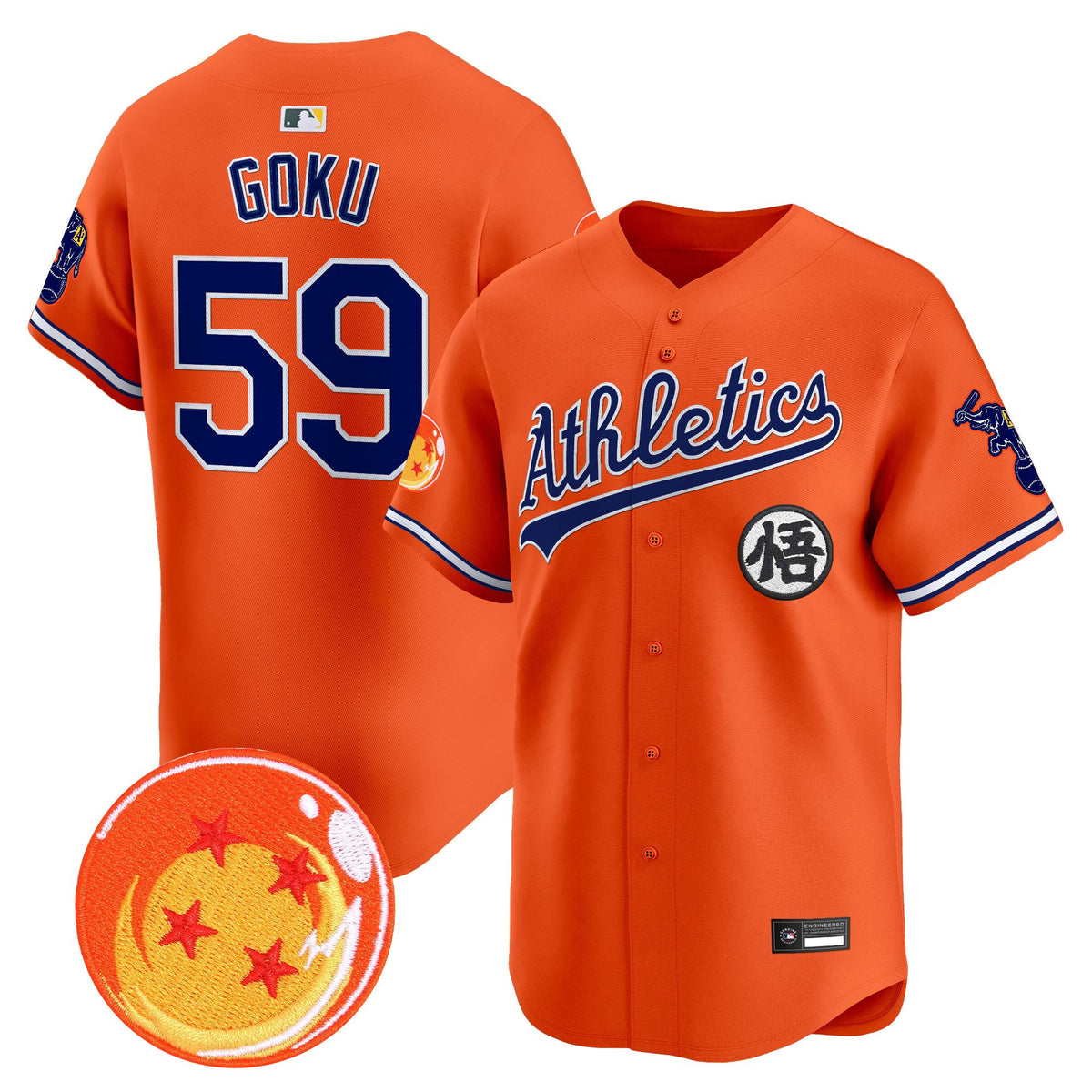 Men's Athletics x Dragon Ball Vapor Premier Limited Jersey - All Stitched
