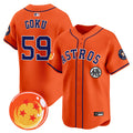 Men's Houston Astros x Dragon Ball Vapor Premier Limited Jersey - All Stitched
