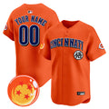 Cincinnati Reds x Dragon Ball Vapor Premier Limited Custom Jersey - All Stitched
