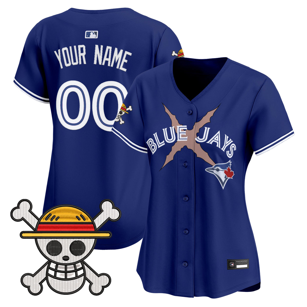 Blue Jays x One Piece Vapor Premier Limited Custom Jersey - Stitched